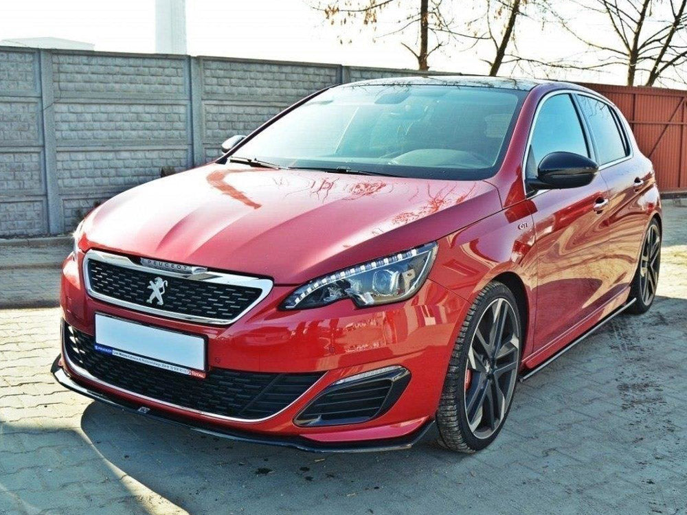 Maxton Design Front Splitter V.1 Peugeot 308 II GTI