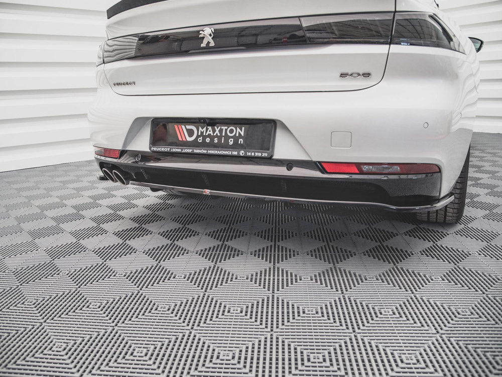 Maxton Design Rear Splitter (Vertical Bars) Peugeot 508 GT-Line Mk2