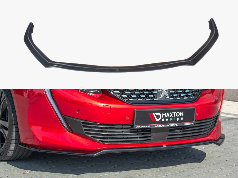 Maxton Design Front Splitter V.1 Peugeot 508 Mk2 - Carbon Look