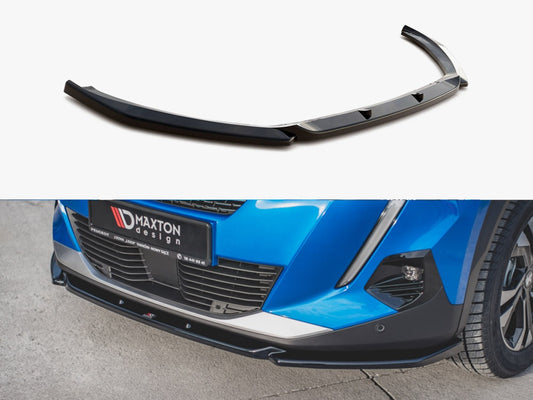 Maxton Design Front Splitter V.2 Peugeot 2008 Mk2 - Carbon Look
