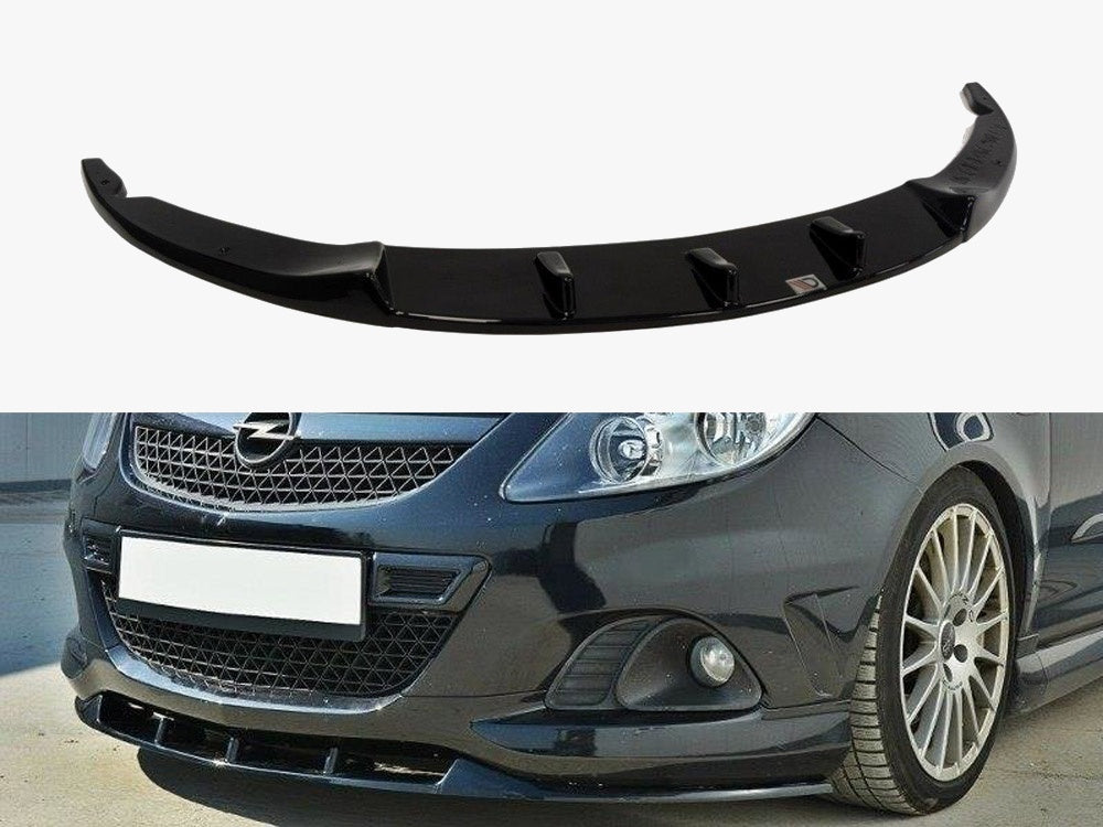 Maxton Design Front Splitter Opel Corsa D Nurburg (For OPC / VXR Bumper)