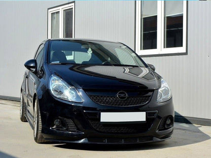Maxton Design Front Splitter Opel Corsa D Nurburg (For OPC / VXR Bumper)