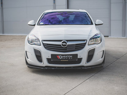 Maxton Design Front Splitter V1 Opel/vauxhall Insignia MK1 Vxr/opc Facelift (2013-2017)