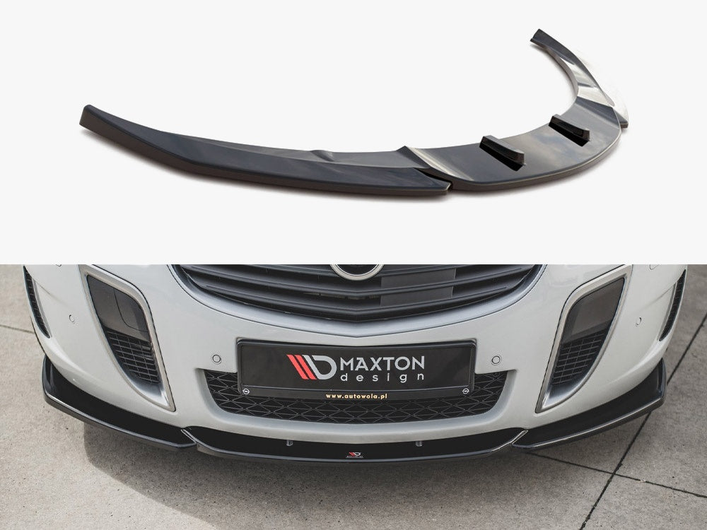 Maxton Design Front Splitter V2 Opel/vauxhall Insignia MK1 Vxr/opc Facelift (2013-2017)