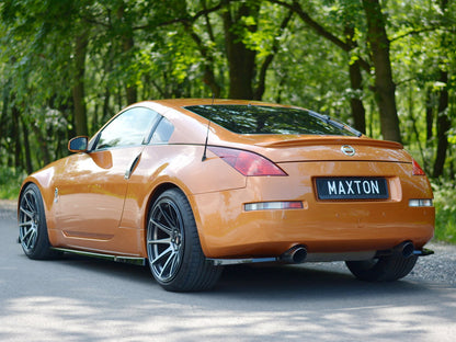 Maxton Design Rear Side Splitters Nissan 350Z (2003-2008) - Textured