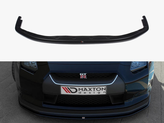 Maxton Design Front Splitter V.2 Nissan GT-R Pre-Facelift Coupe (R35-SERIES) (2007-2010)