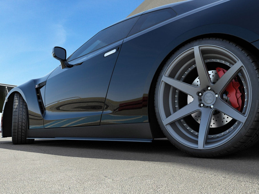 Maxton Design Side Skirts Diffusers Nissan GT-R Preface Coupe (R35-Series)