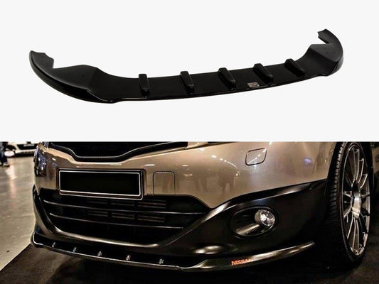 Maxton Design Front Splitter Nissan Qashqai (Facelift) (2009-2013) - Carbon Look