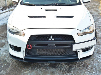 Maxton Design Front Racing Splitter V.2 Mitsubishi Lancer EVO X (2005-2017)
