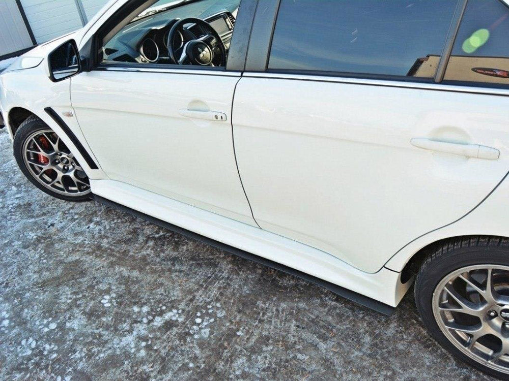 Maxton Design Racing Side Skirts Diffusers Mitsubishi Lancer EVO X (2007-2015)