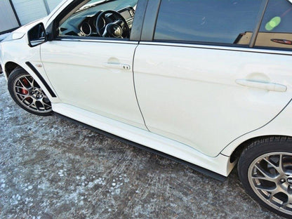 Maxton Design Racing Side Skirts Diffusers Mitsubishi Lancer EVO X (2007-2015)