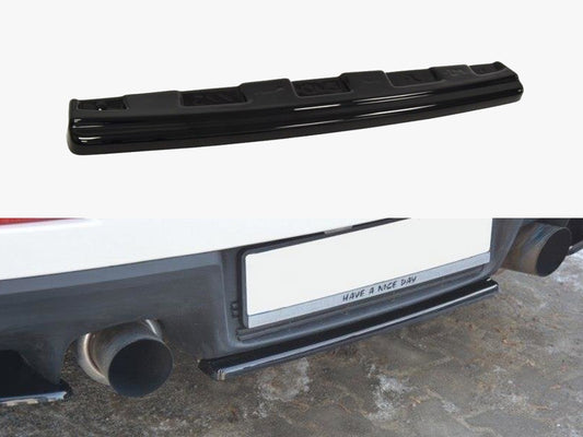 Maxton Design Central Rear Splitter Mitsubishi Lancer EVO X (Without/vertical Bars) (2007-2015)