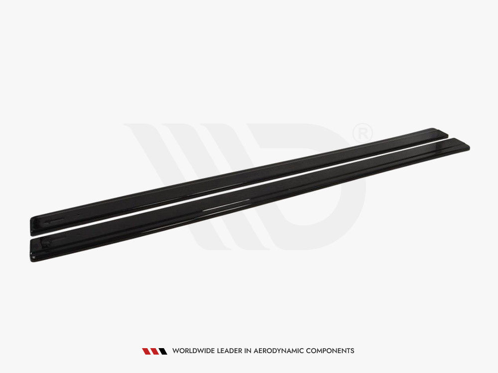 Maxton Design Side Skirts Diffusers Mitsubishi Lancer EVO X US Version (2007-2015) - Textured