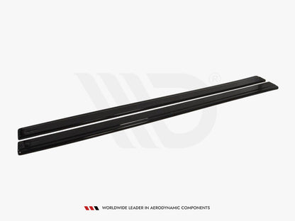 Maxton Design Side Skirts Diffusers Mitsubishi Lancer EVO X US Version (2007-2015) - Carbon Look