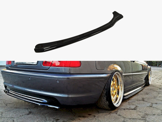 Maxton Design Central Rear Splitter BMW 3 E46 M-Pack Coupe