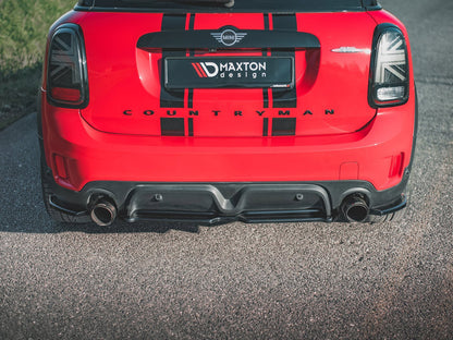 Maxton Design Central Rear Splitter Mini Countryman Mk2 F60 JCW