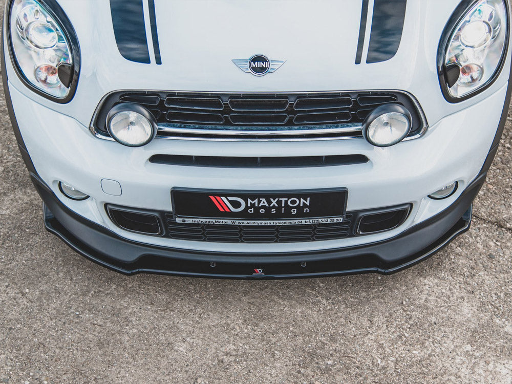 Maxton Design Front Splitter Mini Countryman JCW MK1 (2012-2016) - Carbon Look