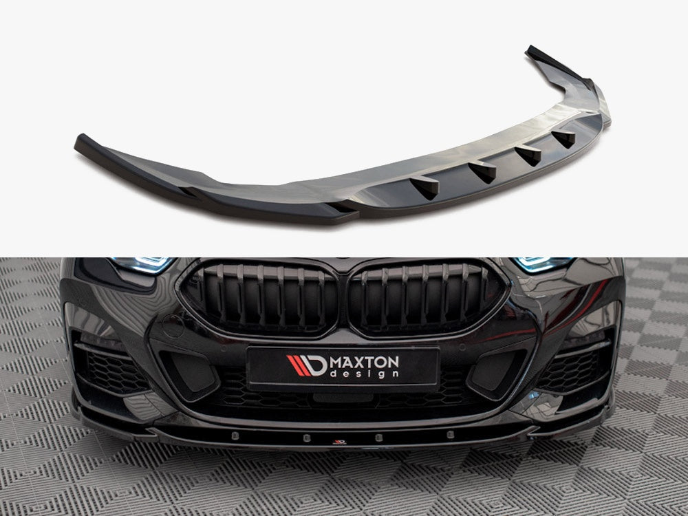 Maxton Design Front Splitter V.1 Bmw 2 GRAN Coupe M-pack / M235I F44 (2019-)