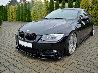Maxton Design Front Splitter V.2 Bmw 3 E92 M-sport Facelift (2010-2013)