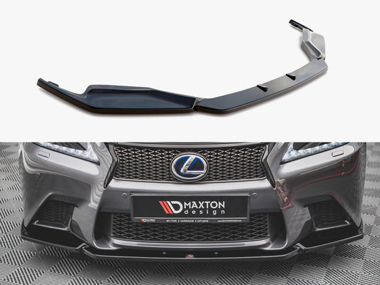 Maxton Design Front Splitter V.1 Lexus GS F Sport MK4 (L10) (2012-2015)