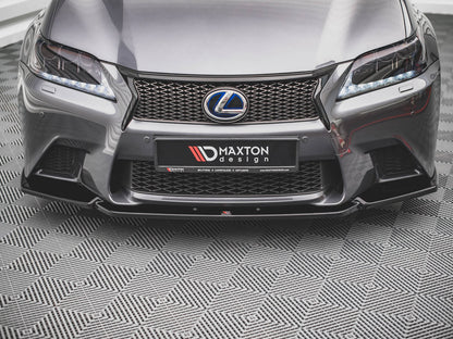 Maxton Design Front Splitter V.1 Lexus GS F Sport MK4 (L10) (2012-2015)