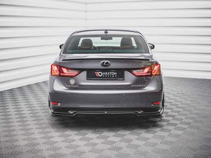 Maxton Design Rear Splitter (Vertical Bars) Lexus GS F Sport Hybrid Mk4 (L10)
