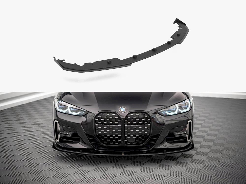 Maxton Design Street PRO Front Splitter + Flaps BMW 4 M-Pack / M440i G22 / G23 / G22 Facelift / G23 Facelift