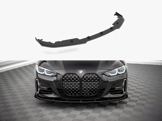 Maxton Design Street PRO Front Splitter + Flaps BMW 4 M-Pack / M440i G22 / G23 / G22 Facelift / G23 Facelift