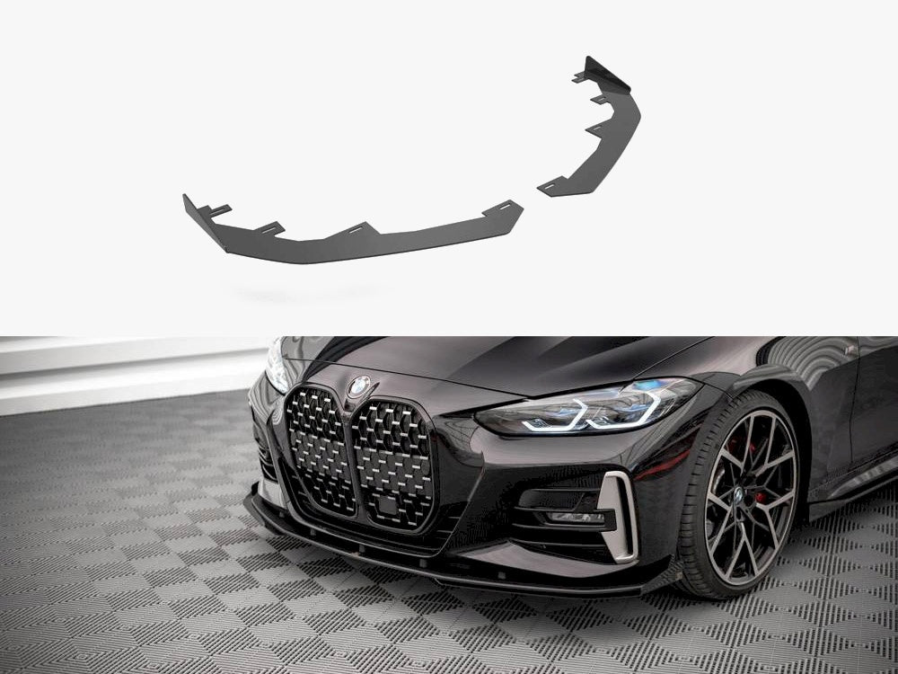 Maxton Design Front Flaps BMW 4 M-Pack / M440i G22 / G23 / G22 Facelift / G23 Facelift