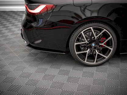 Maxton Design Street PRO Rear Side Splitters BMW 4 M-Pack G22 / G23 / G22 Facelift / G23 Facelift