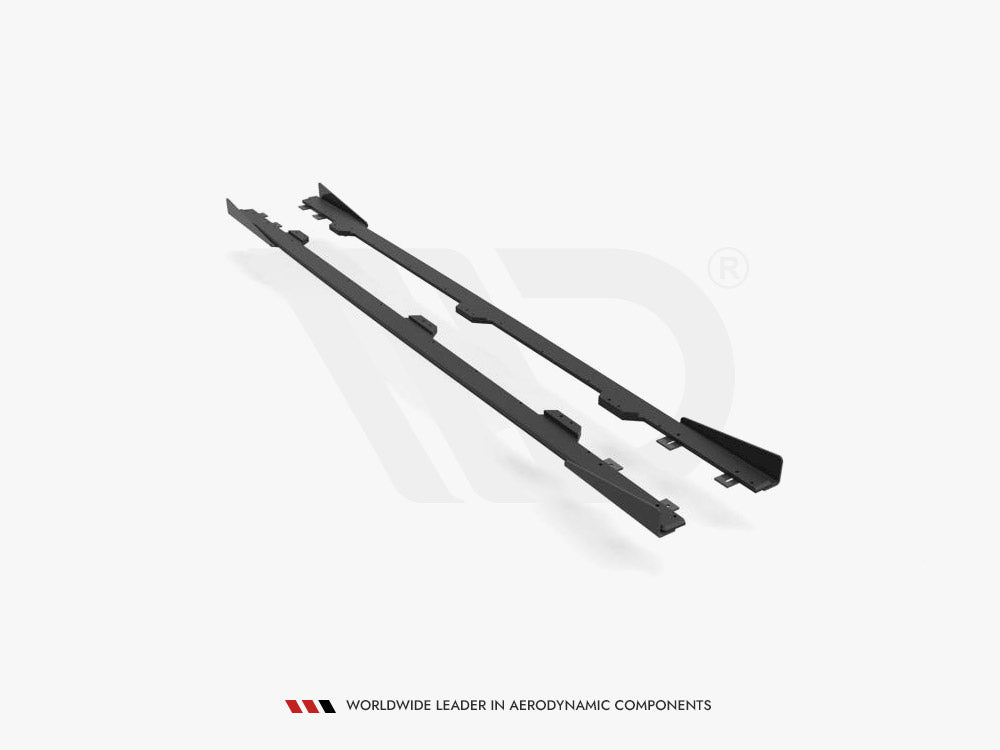 Maxton Design Street PRO Side Skirts Diffusers + Flaps BMW 4 M-Pack / M440i G22 / G23 / G22 Facelift / G23 Facelift