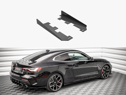 Maxton Design Side Flaps BMW 4 M-Pack / M440i G22 / G23 / G22 Facelift / G23 Facelift