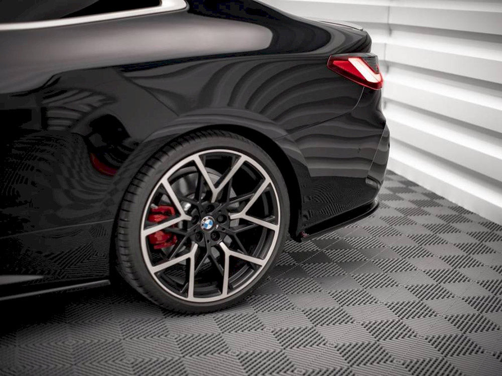 Maxton Design Rear Side Splitters V.1 BMW 4 M-Pack G22 / G23 / G22 Facelift / G23 Facelift