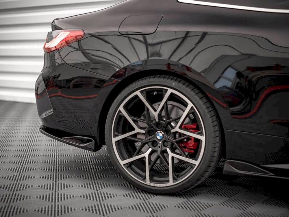 Maxton Design Rear Side Splitters V.2 BMW 4 M-Pack G22 / G23 / G22 Facelift / G23 Facelift