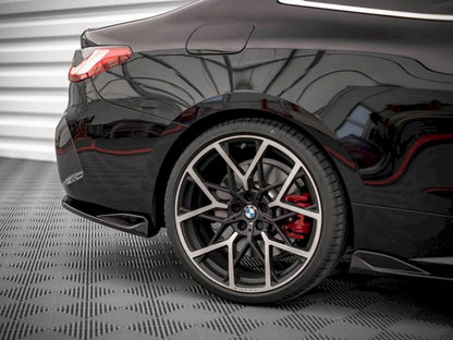 Maxton Design Rear Side Splitters V.2 BMW 4 M-Pack G22 / G23 / G22 Facelift / G23 Facelift