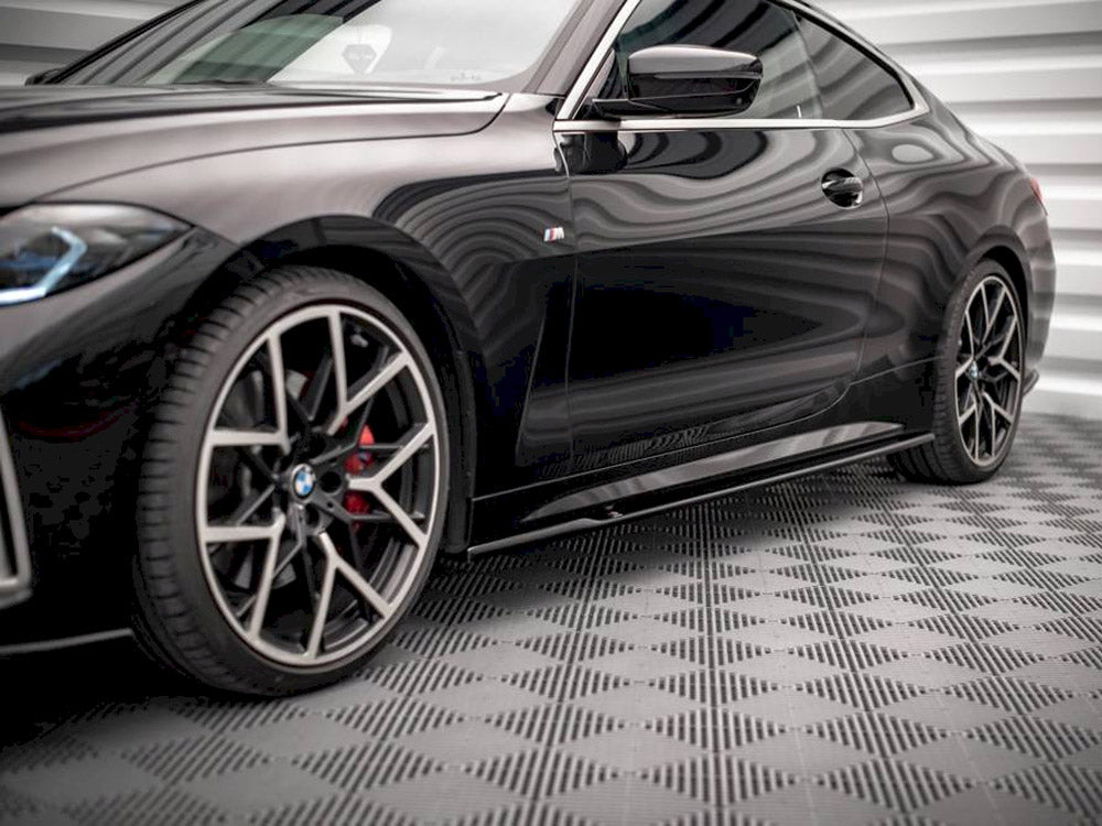 Maxton Design Side Skirts Diffusers V.1 BMW 4 M-Pack / M440i G22 / G23 / G22 Facelift / G23 Facelift