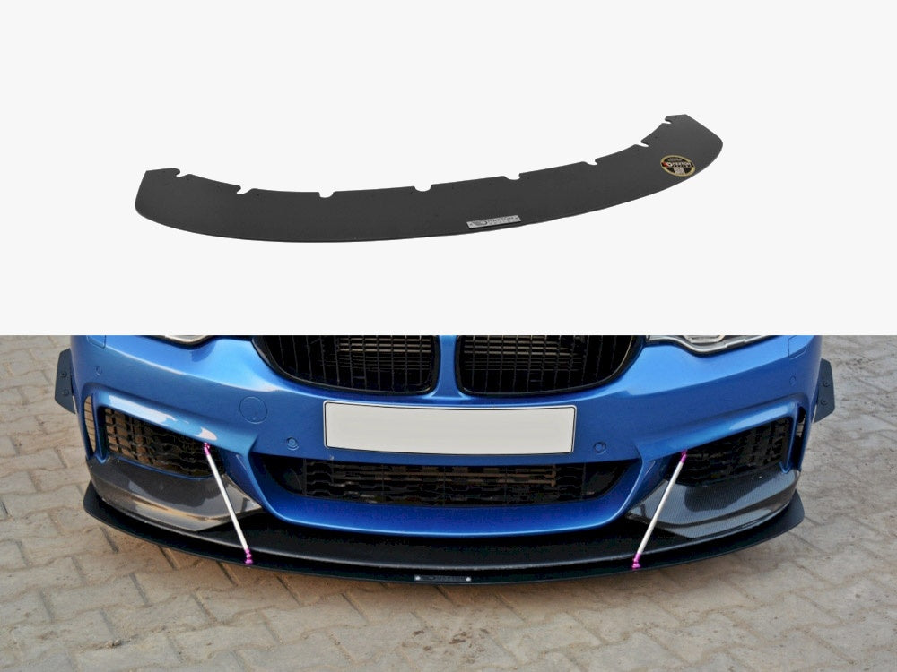 Maxton Design Front Racing Splitter V.3 BMW 4 Coupe / Gran Coupe / Cabrio M-Pack F32 / F36 / F33