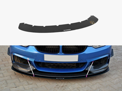 Maxton Design Front Racing Splitter V.3 BMW 4 Coupe / Gran Coupe / Cabrio M-Pack F32 / F36 / F33