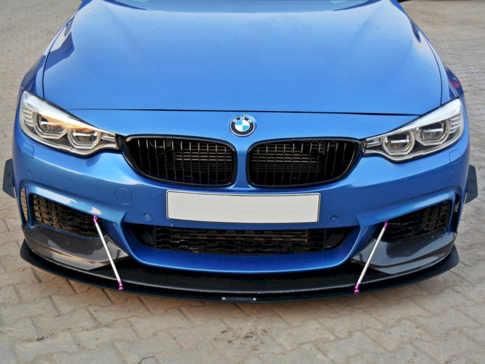Maxton Design Front Racing Splitter V.3 BMW 4 Coupe / Gran Coupe / Cabrio M-Pack F32 / F36 / F33