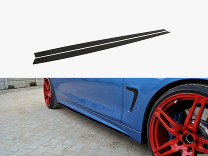 Maxton Design Racing Side Skirts Diffusers BMW 4 Coupe / Gran Coupe / Cabrio M-Pack F32 / F36 / F33