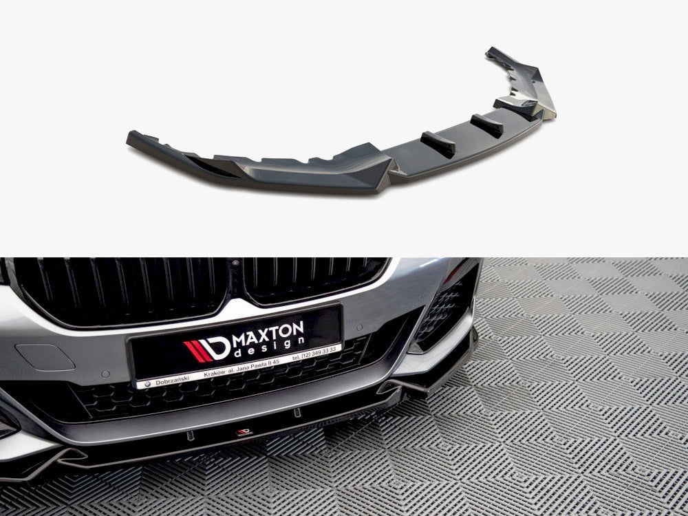 Maxton Design Front Splitter V.1 BMW 5 M-Pack / M550i / M550d Sedan / Touring G30 / G31 Facelift
