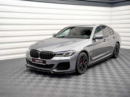 Maxton Design Front Splitter V.1 BMW 5 M-Pack / M550i / M550d Sedan / Touring G30 / G31 Facelift