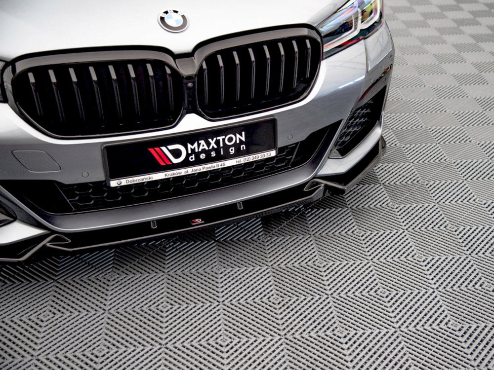 Maxton Design Front Splitter V.1 BMW 5 M-Pack / M550i / M550d Sedan / Touring G30 / G31 Facelift
