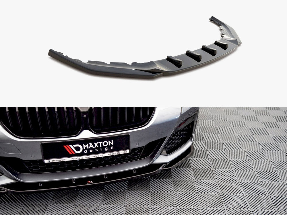 Maxton Design Front Splitter V.2 BMW 5 M-Pack / M550i / M550d Sedan / Touring G30 / G31 Facelift