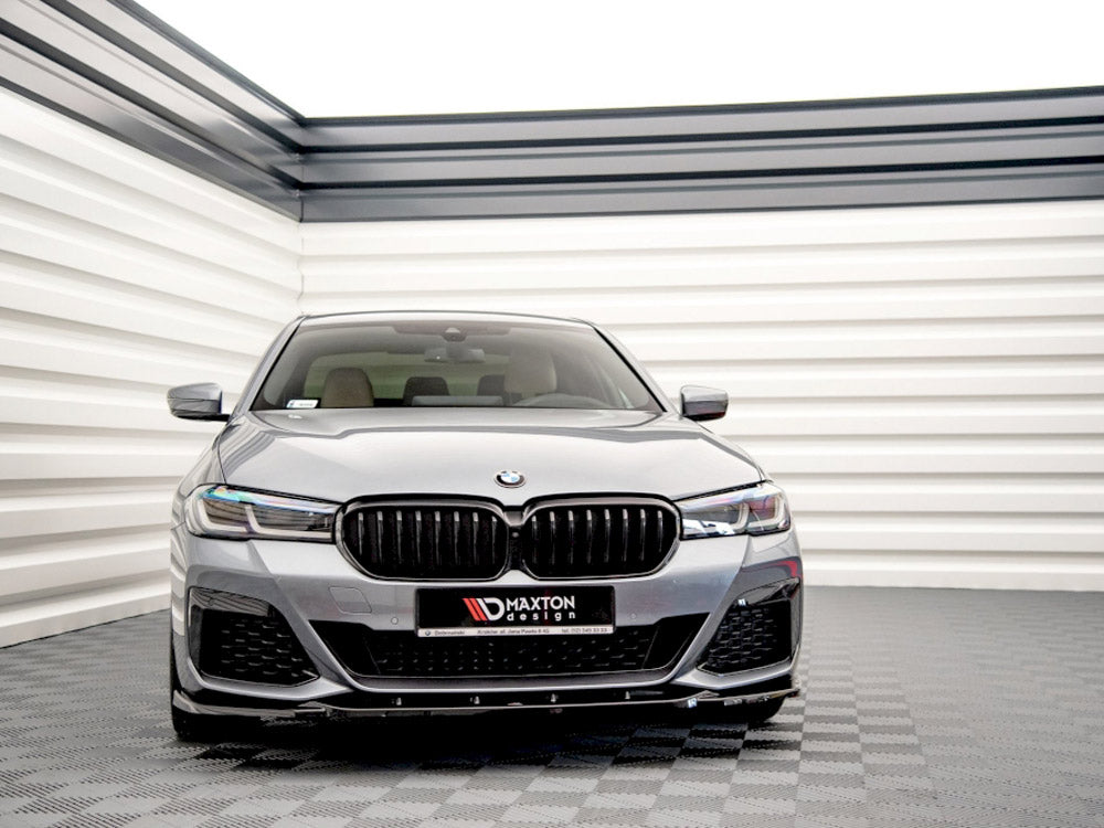 Maxton Design Front Splitter V.2 BMW 5 M-Pack / M550i / M550d Sedan / Touring G30 / G31 Facelift