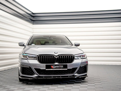 Maxton Design Front Splitter V.2 BMW 5 M-Pack / M550i / M550d Sedan / Touring G30 / G31 Facelift