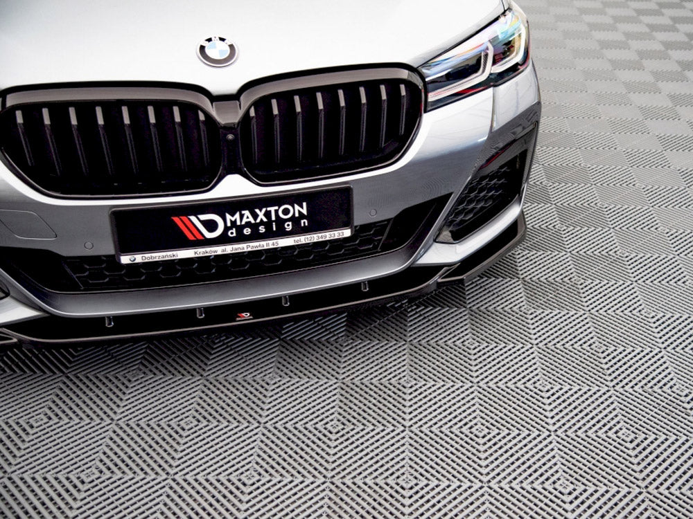 Maxton Design Front Splitter V.2 BMW 5 M-Pack / M550i / M550d Sedan / Touring G30 / G31 Facelift