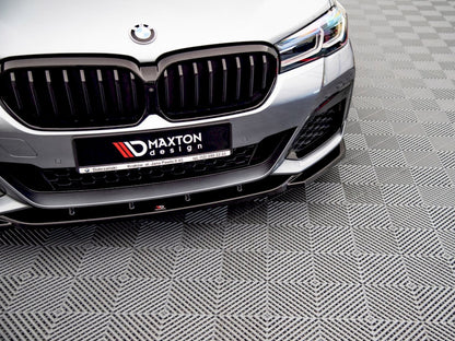 Maxton Design Front Splitter V.2 BMW 5 M-Pack / M550i / M550d Sedan / Touring G30 / G31 Facelift