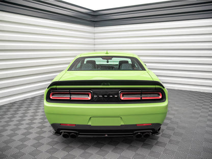 Maxton Design Central Rear Splitter Dodge Challenger SRT Hellcat Widebody Mk3
