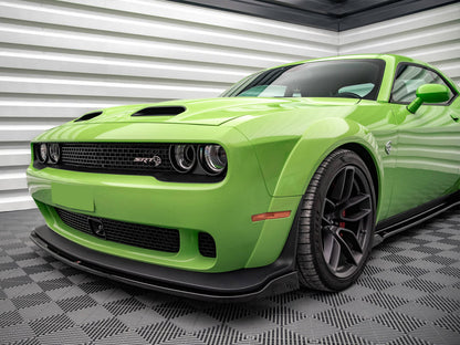 Maxton Design Front Splitter Dodge Challenger SRT Hellcat Widebody Mk3